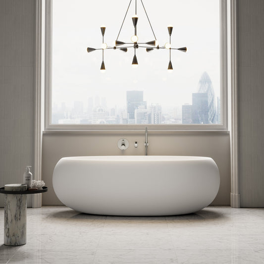 Pod Freestanding Stone Bath 1800mm