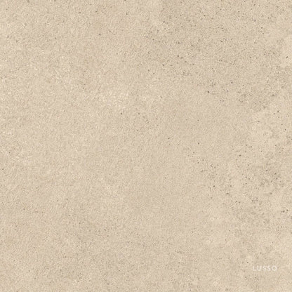 Porcini Beige Natural Stone Porcelain Wall or Floor Tile 600 x 600mm