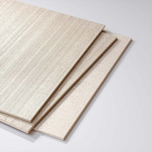 Porcini Crema Natural Stone Textured Porcelain Wall Tile 600 x 600mm