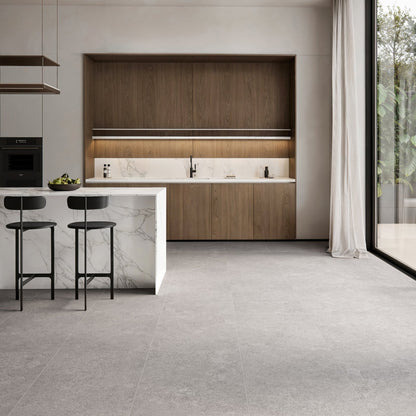 Porcini Grigio Natural Stone Porcelain Tile 1200 x 600 mm