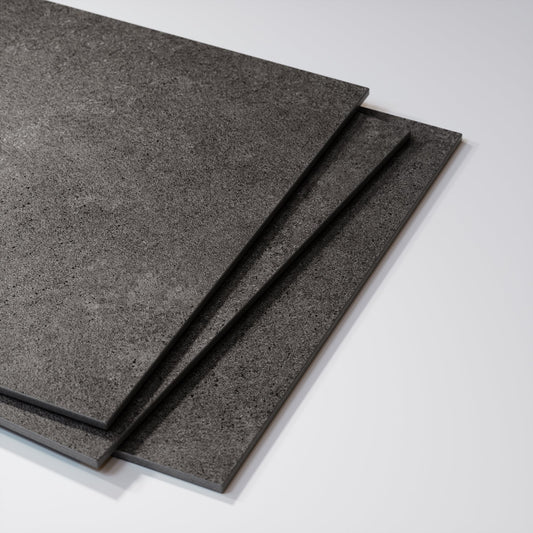 Porcini Nero Natural Stone Porcelain Tile 1200 x 600 mm