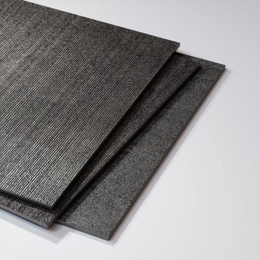 Porcini Nero Natural Stone Textured Porcelain Wall Tile 600 x 600mm