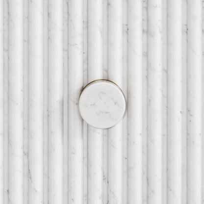 Porto Shower System (Brushed Gold & Carrara Marble)