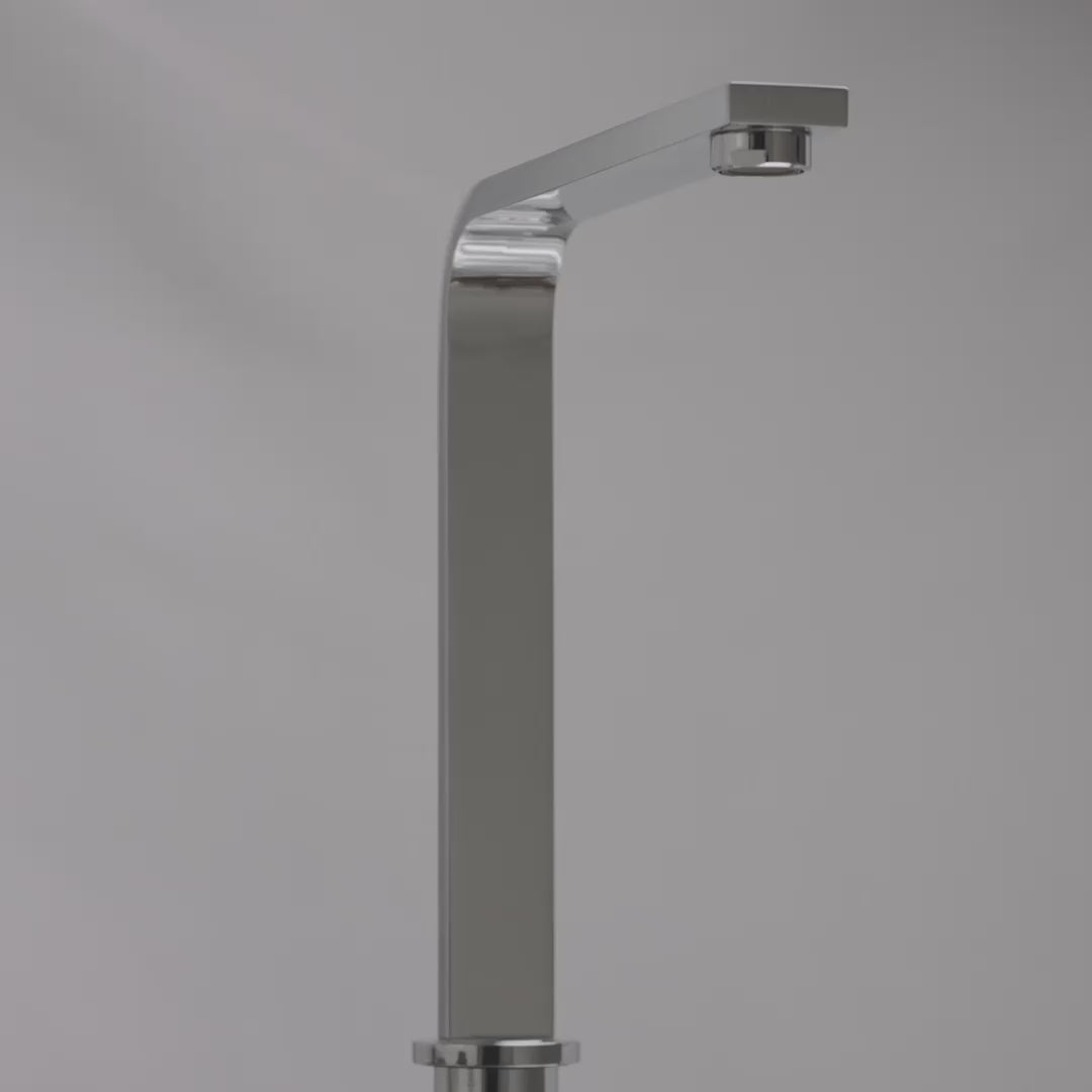 Vuito Modern Square Kitchen Tap Chrome