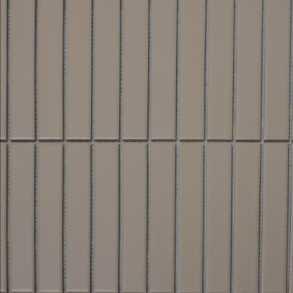Baton Mosaic Natural Sand Matte Porcelain Wall Tile 296 x 300mm