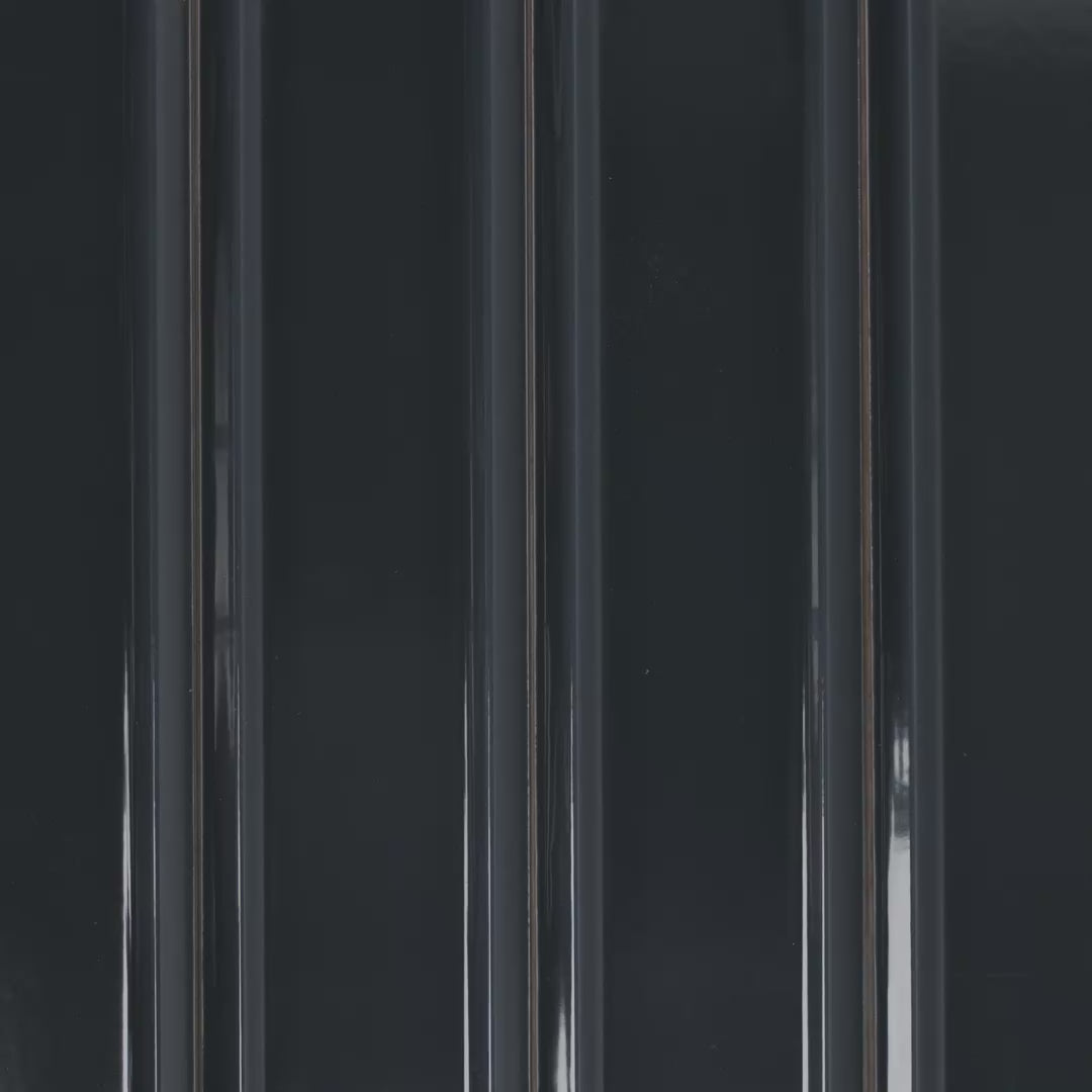 Metro Midnight Blue Glazed Porcelain Bevelled Wall Tile 75 x 300mm