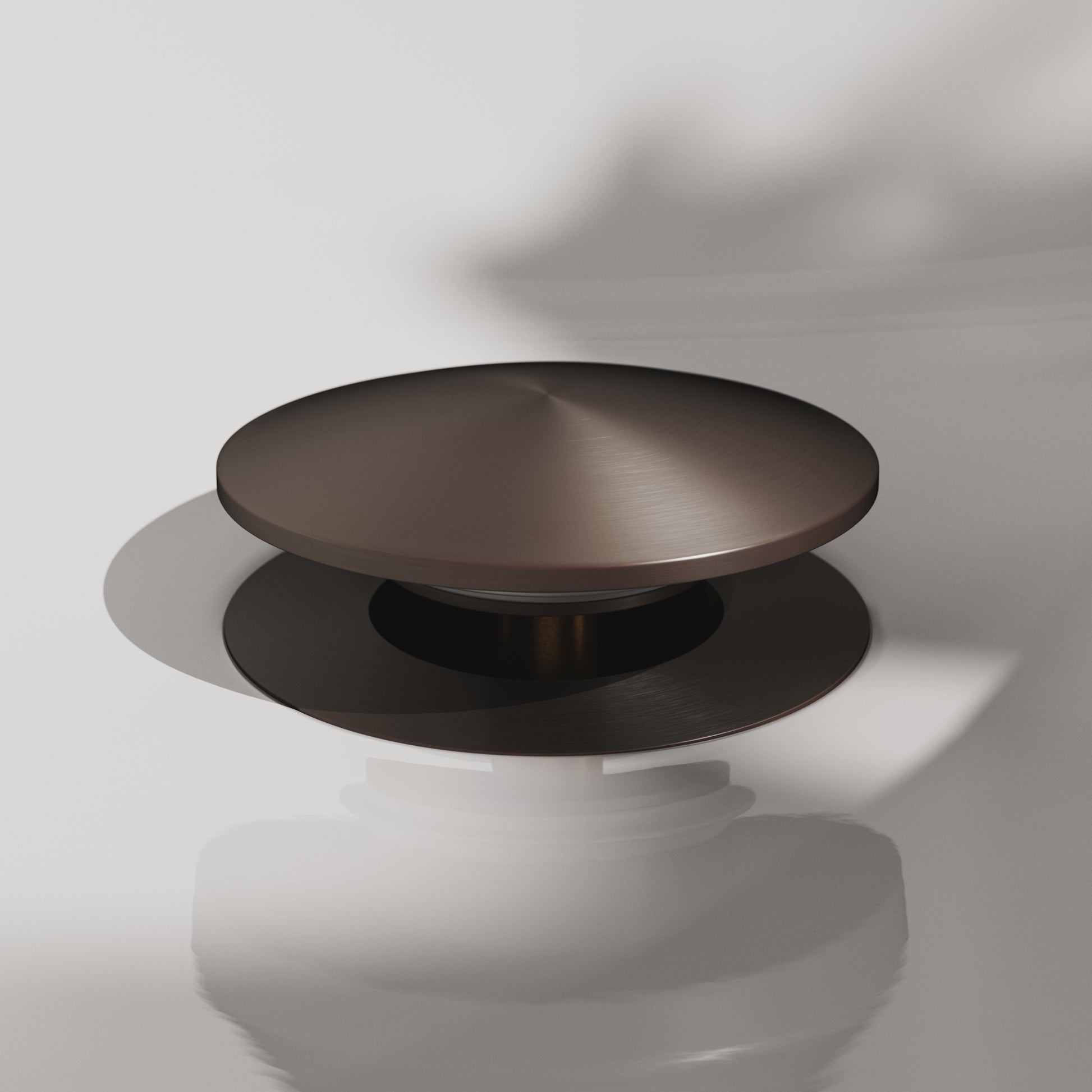 Luxe Deep Bronze Slotted Click Clack Basin Waste