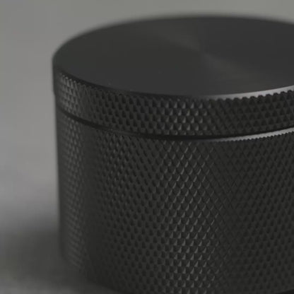 Spectre Knurled Privacy Brushed Black Internal Door Handle