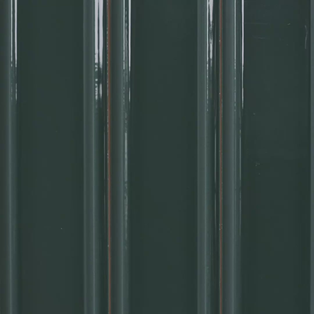 Metro Rich Emerald Glazed Porcelain Bevelled Wall Tile 75 x 300mm