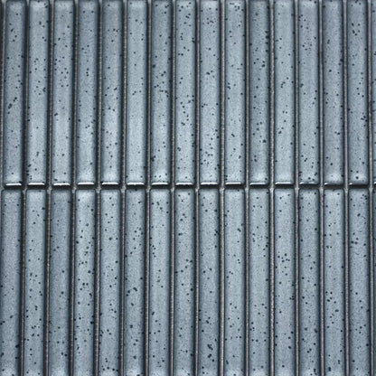 Linear Mosaic Ash Cloud Grey Glazed Porcelain Wall Tile 293 x 313mm