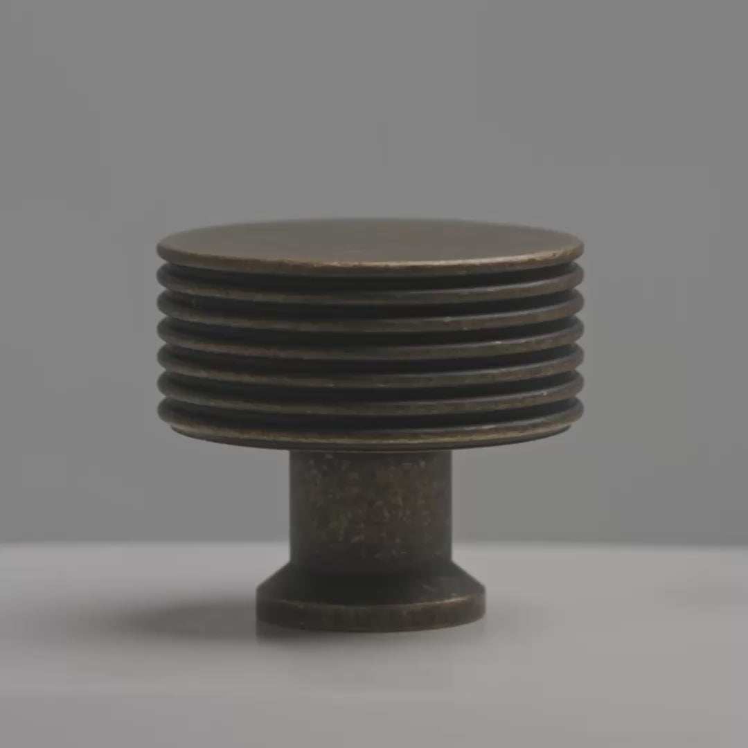 Hampton Aged Bronze Cabinet Knob