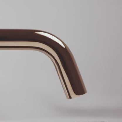 Luxe Rose Gold Wall Mounted Basin Mixer Tap V1