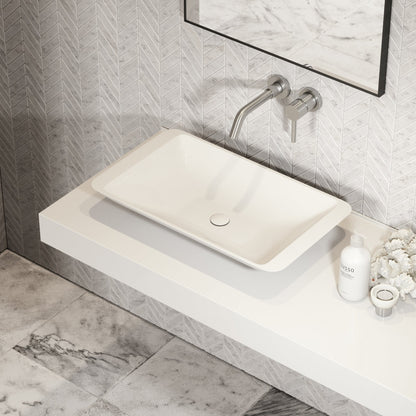 Quadrato Countertop Stone Basin 600mm