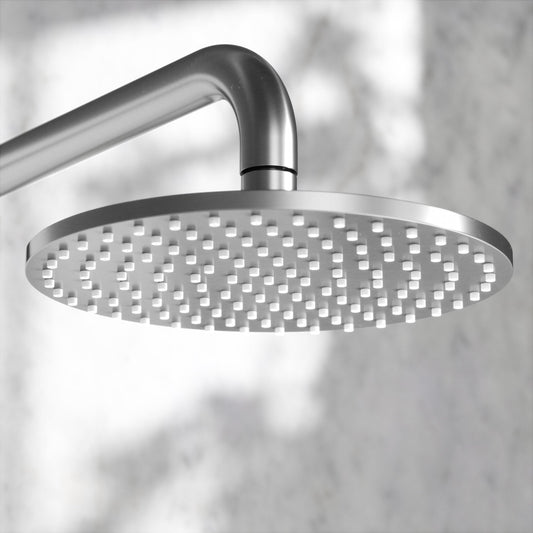 Regal Brushed Stainless Crosshead Thermostatic 2-Way Mixer Shower System