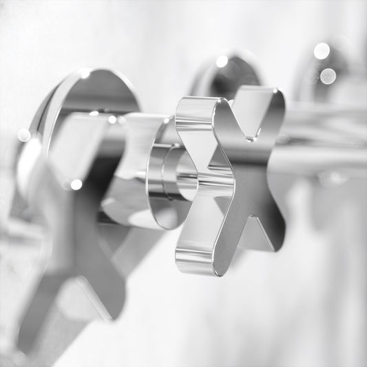 Regal Chrome Crosshead Wall Mounted Bath Shower Filler Tap