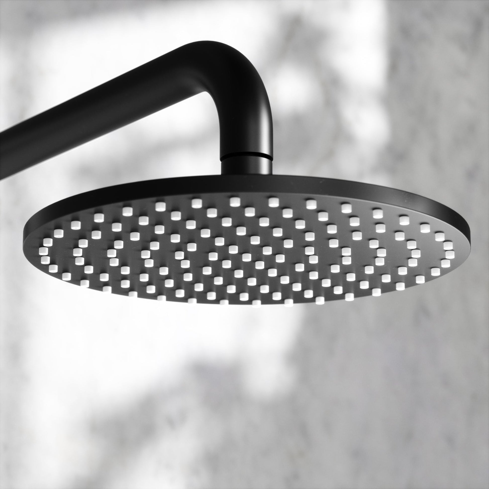 Regal Matte Black Crosshead Thermostatic 3-Way Mixer Shower System