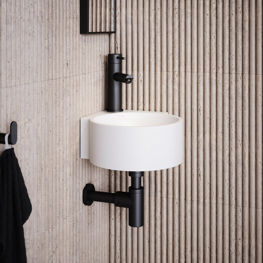Regal White Micro Corner Basin 300mm