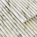 Romano Fluted Jade Green Marble Mosaic Wall Tile 300 x 300mm