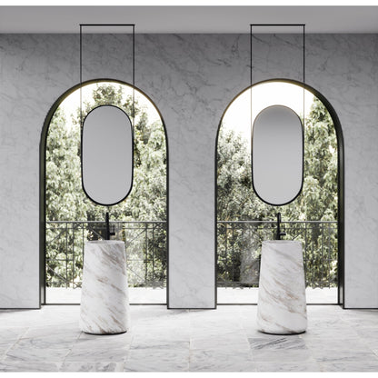 Rossi Volakas Marble Pedestal Basin 500mm