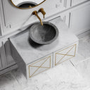 Sala Pietra Grey Marble Countertop Basin 400mm