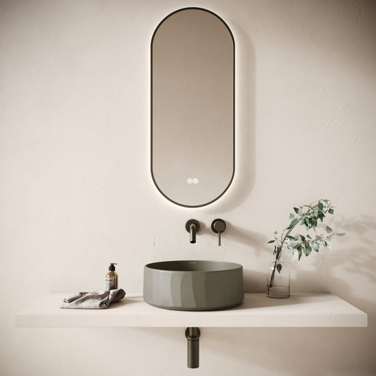 Scolpire Oyster Concrete Countertop Basin 420mm