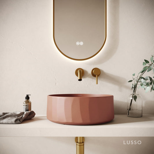 Scolpire Terracotta Concrete Countertop Basin 420mm