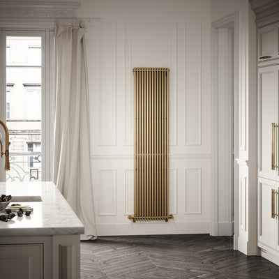 Shadow Brushed Gold Designer Radiator