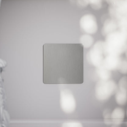 SlimTech Collection Brushed Stainless Single Blank Plate