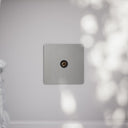 SlimTech Collection Brushed Stainless TV Aerial Socket