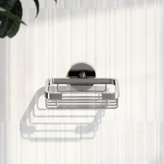 Small Chrome Shower Basket