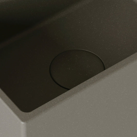 Sobrio Oyster Concrete Wall Hung Basin 300mm