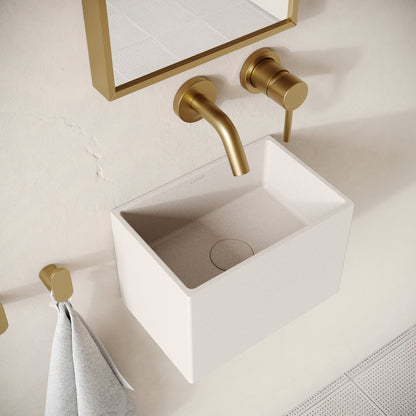 Sobrio Shore Concrete Wall Hung Basin 300mm