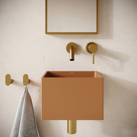 Sobrio Sienna Concrete Wall Hung Basin 300mm