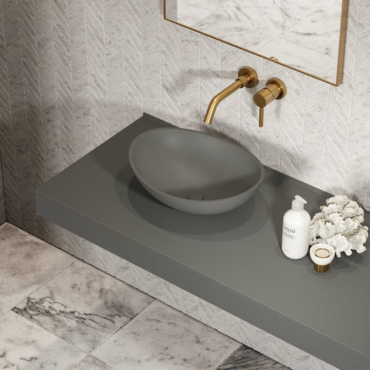 Soho Clay Countertop Stone Basin 420mm