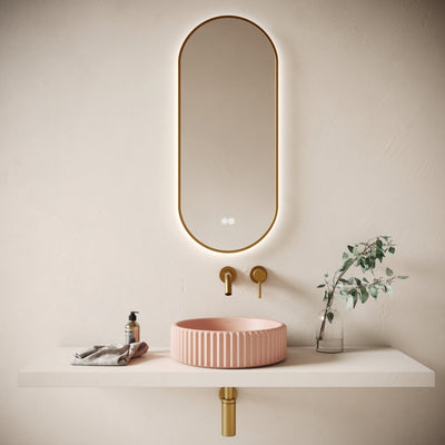 Solco Blush Concrete Countertop Basin 400mm