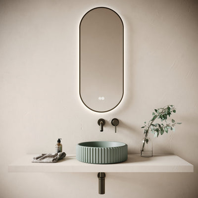 Solco Seafoam Concrete Countertop Basin 400mm