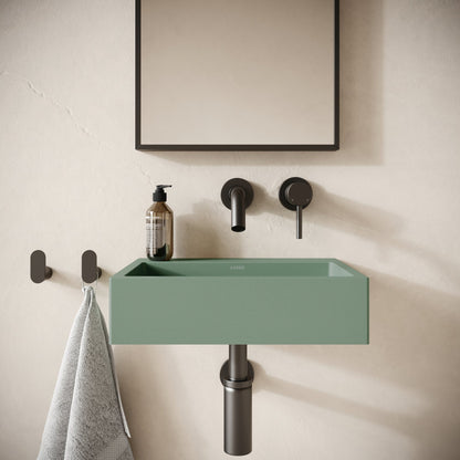 Sostanza Seafoam Concrete Wall Hung Basin 400mm