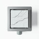 Square Brushed Stainless Tileable Wet Room Waste Kit