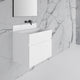 Stone Matte White Upstand Splashback 660mm