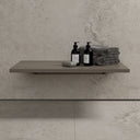 Stone Wall Hung Slimline Towel Shelf (660mm Wide - Earth)