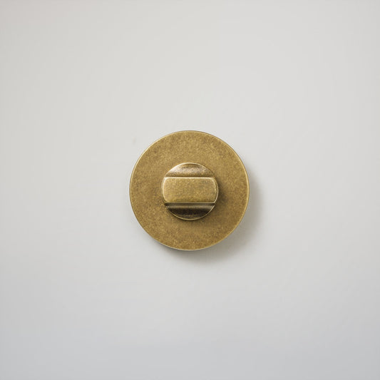 Suffolk Aged Bronze WC Thumbturn with Latch