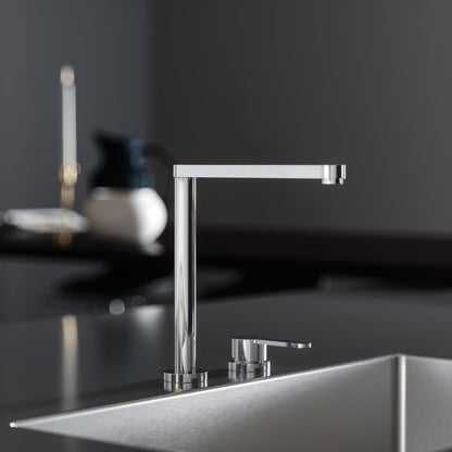 Tempo 2 Hole Chrome Kitchen Tap with Swivel Spout