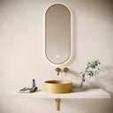 Tondo Saffron Concrete Countertop Basin 390mm