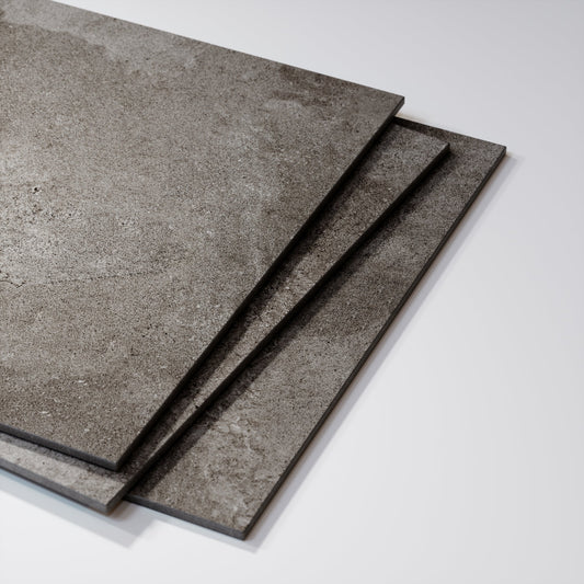 Torino Nero True Limestone Porcelain Tile 1200 x 600 mm