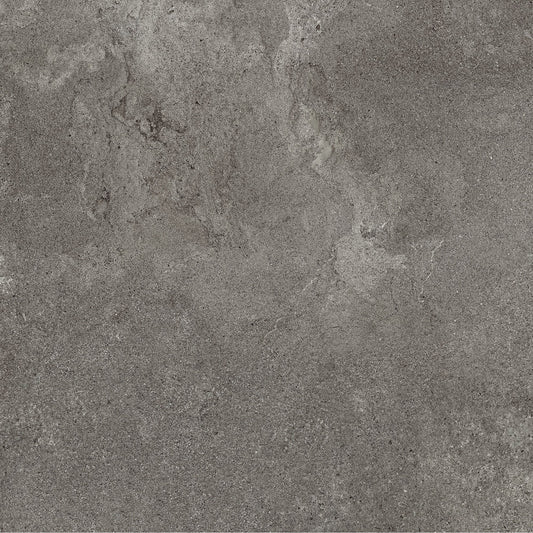 Torino Nero True Limestone Porcelain Wall or Floor Tile 600 x 600mm