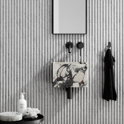 Tucci Calacatta Viola Marble Wall Hung Basin 300mm