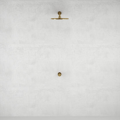 Urban Brushed Gold Shower System