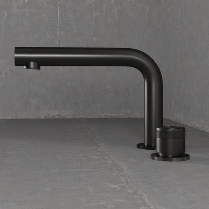 Urban Gunmetal Black Deck Mounted Bath Mixer Tap