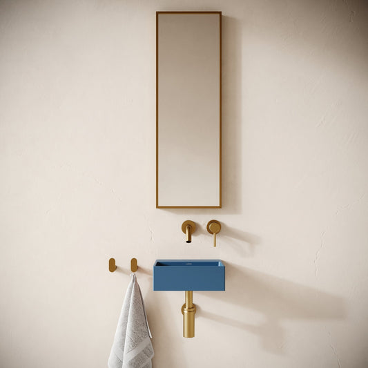 Vasel Azure Concrete Wall Hung Basin 300mm