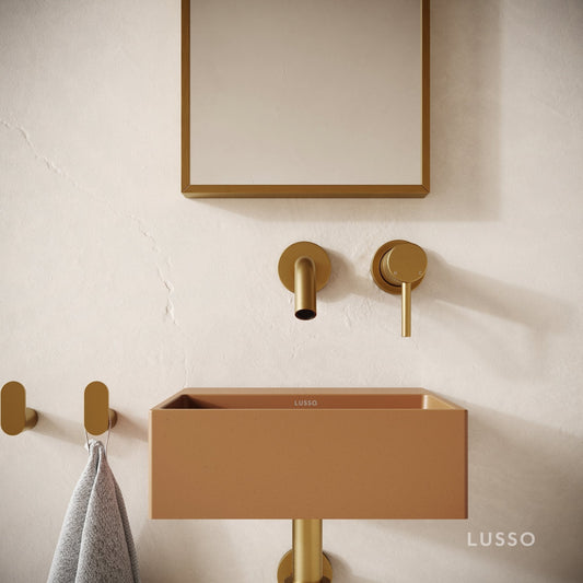 Vasel Sienna Concrete Wall Hung Basin 300mm